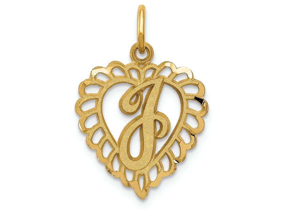 FJC Finejewelers 14k Yellow Gold Initial J Charm