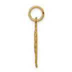 FJC Finejewelers 14k Yellow Gold Initial K Charm