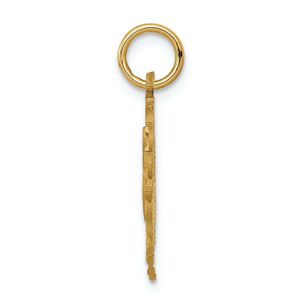 FJC Finejewelers 14k Yellow Gold Initial K Charm