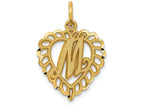 FJC Finejewelers 14k Yellow Gold Initial M Charm