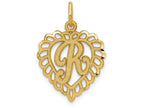 FJC Finejewelers 14k Yellow Gold Initial R Charm