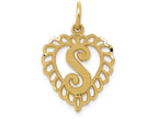 FJC Finejewelers 14k Yellow Gold Initial S Charm
