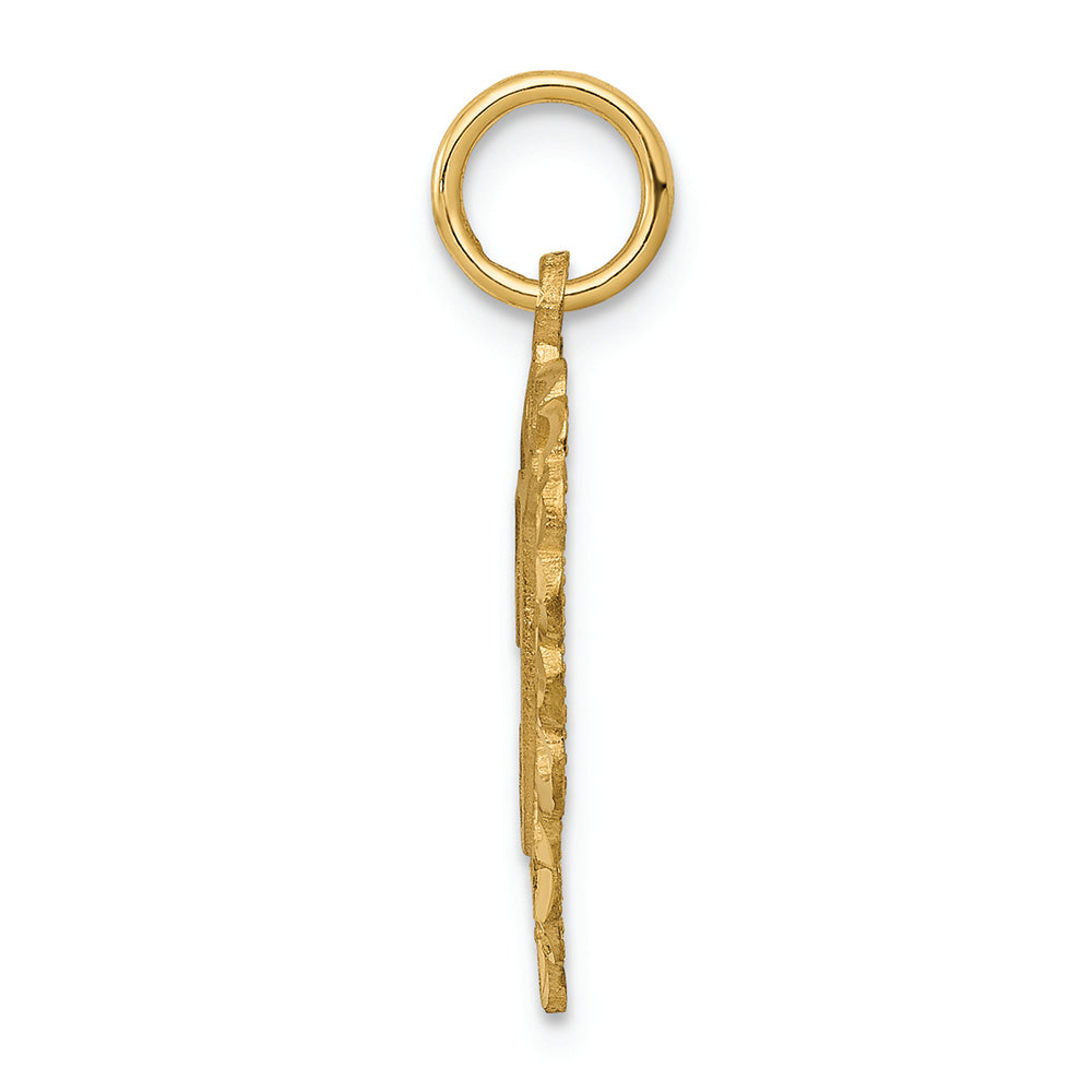 FJC Finejewelers 14k Yellow Gold Initial T Charm