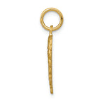 FJC Finejewelers 14k Yellow Gold Initial V Charm