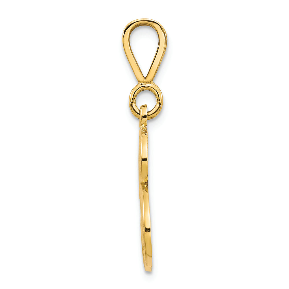 FJC Finejewelers 14k Yellow Gold Initial B Charm