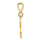 FJC Finejewelers 14k Yellow Gold Initial B Charm