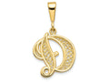 FJC Finejewelers 14k Yellow Gold Initial D Charm