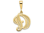 FJC Finejewelers 14k Yellow Gold Initial D Charm