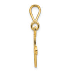 FJC Finejewelers 14k Yellow Gold Initial F Charm