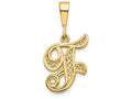 FJC Finejewelers 14k Yellow Gold Initial F Charm