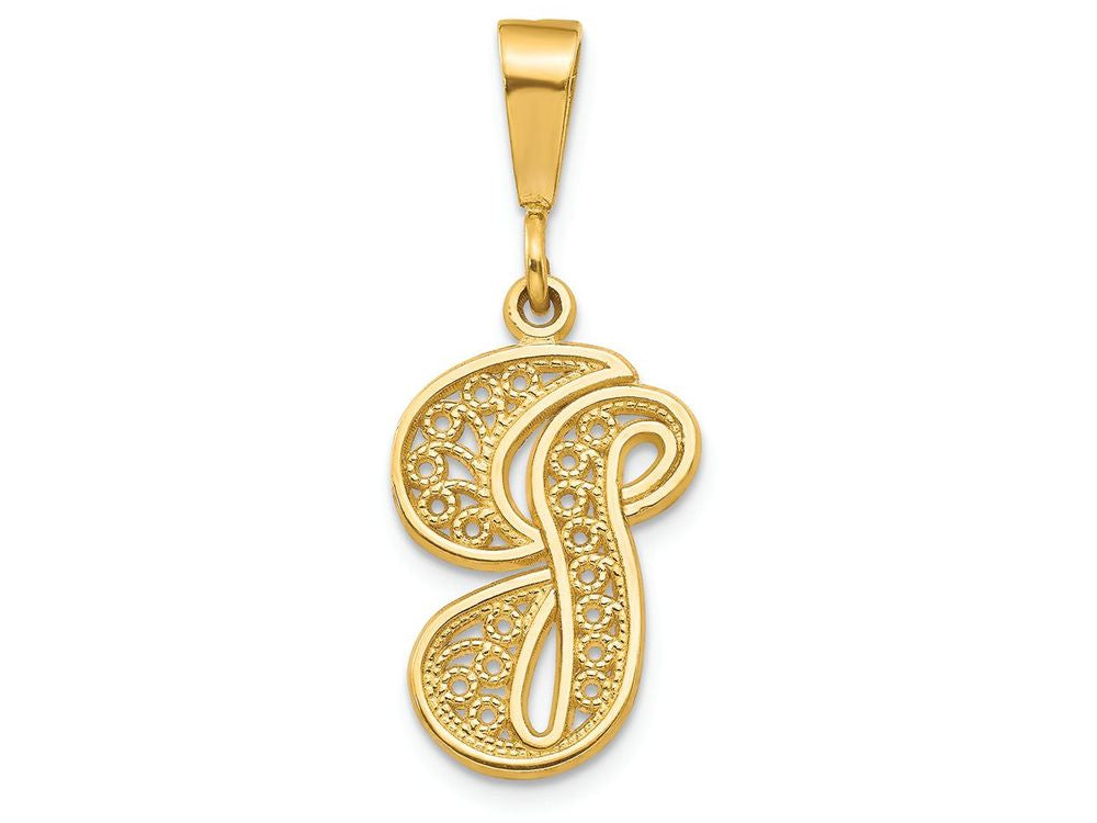 FJC Finejewelers 14k Yellow Gold Initial G Charm