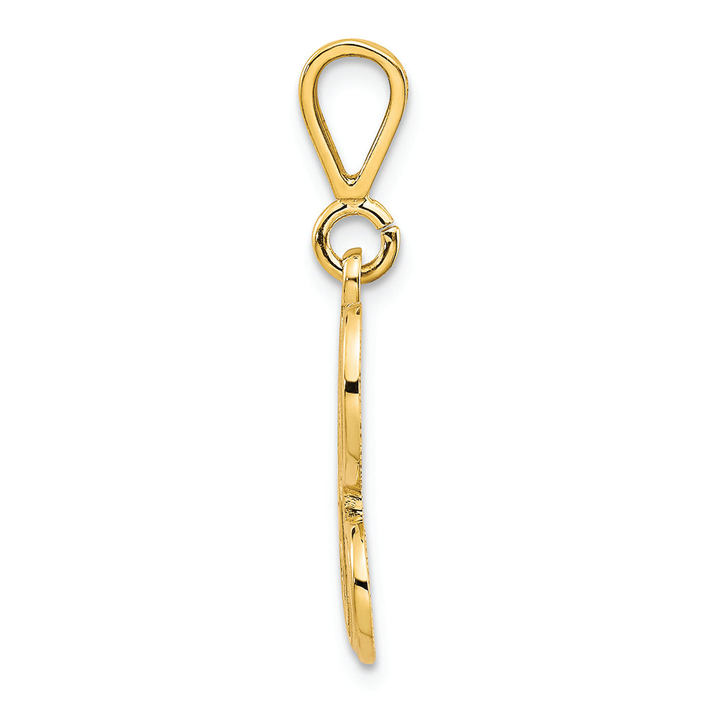 FJC Finejewelers 14k Yellow Gold Initial H Charm