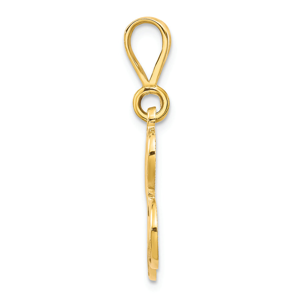FJC Finejewelers 14k Yellow Gold Initial L Charm