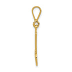 FJC Finejewelers 14k Yellow Gold Initial M Charm