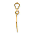 FJC Finejewelers 14k Yellow Gold Initial O Charm