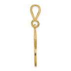 FJC Finejewelers 14k Yellow Gold Initial P Charm