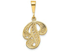 FJC Finejewelers 14k Yellow Gold Initial P Charm