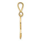 FJC Finejewelers 14k Yellow Gold Initial R Charm