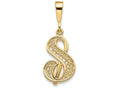 FJC Finejewelers 14k Yellow Gold Initial S Charm