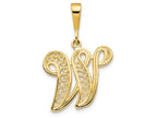 FJC Finejewelers 14k Yellow Gold Initial W Charm