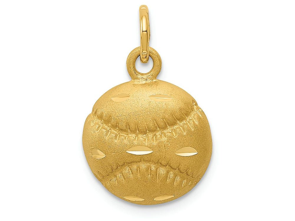 FJC Finejewelers 14k Yellow Gold Baseball Charm