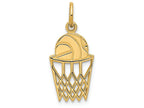 FJC Finejewelers 14k Yellow Gold Basketball In Net Charm