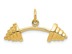 FJC Finejewelers 14k Yellow Gold Barbell Charm