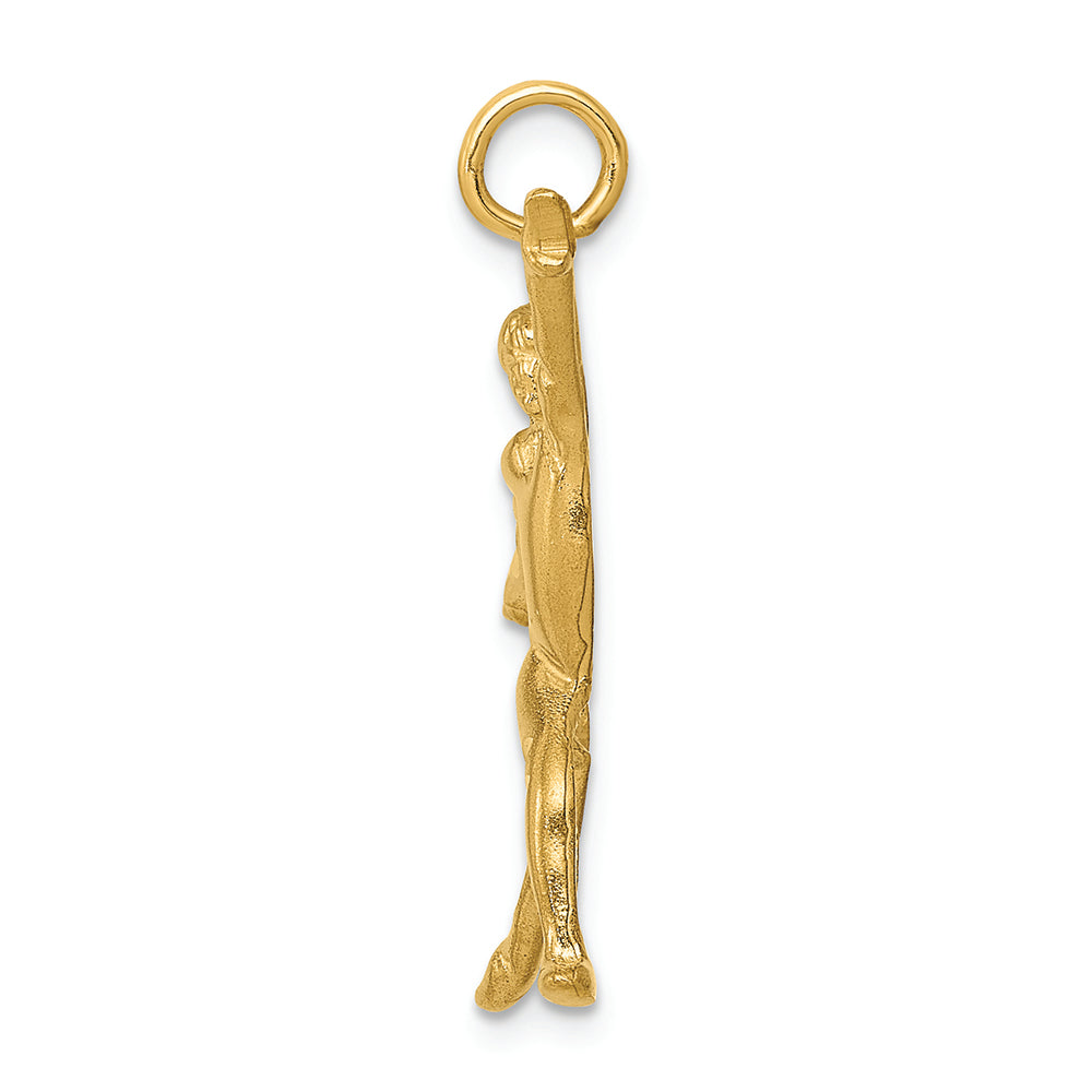 FJC Finejewelers 14k Yellow Gold Gymnast Charm