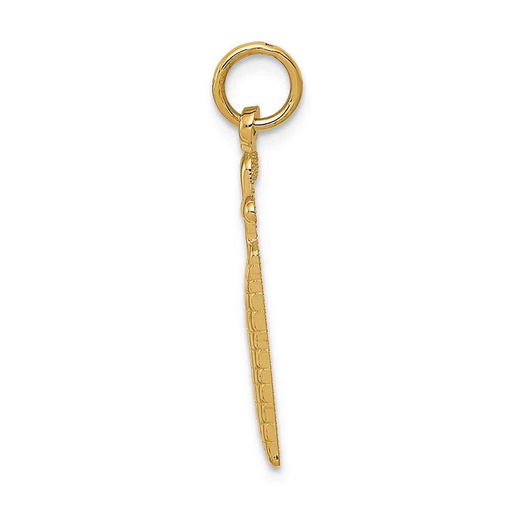 FJC Finejewelers 14k Yellow Gold Golf Bag Charm