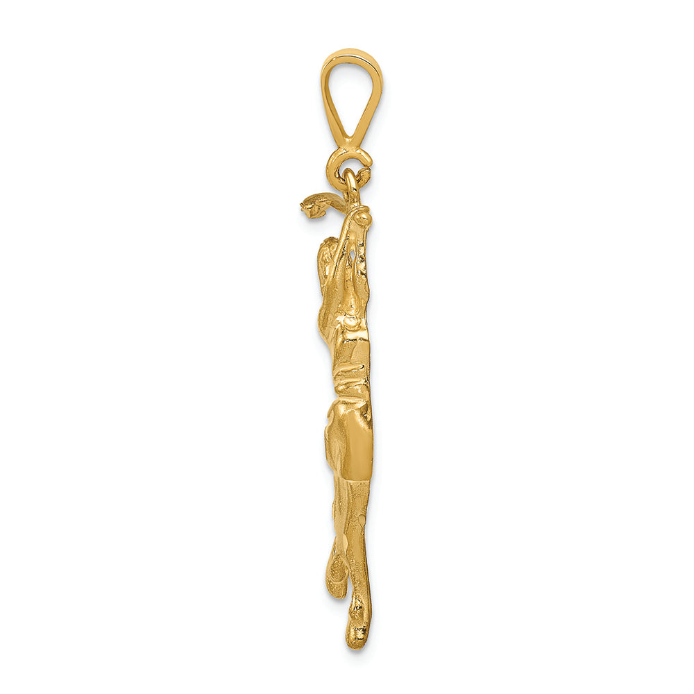 FJC Finejewelers 14k Yellow Gold Female Golfer Charm