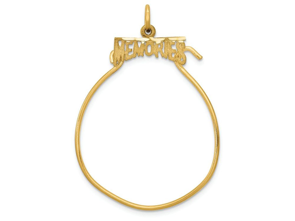 FJC Finejewelers 14k Yellow Gold Memories Holder Charm