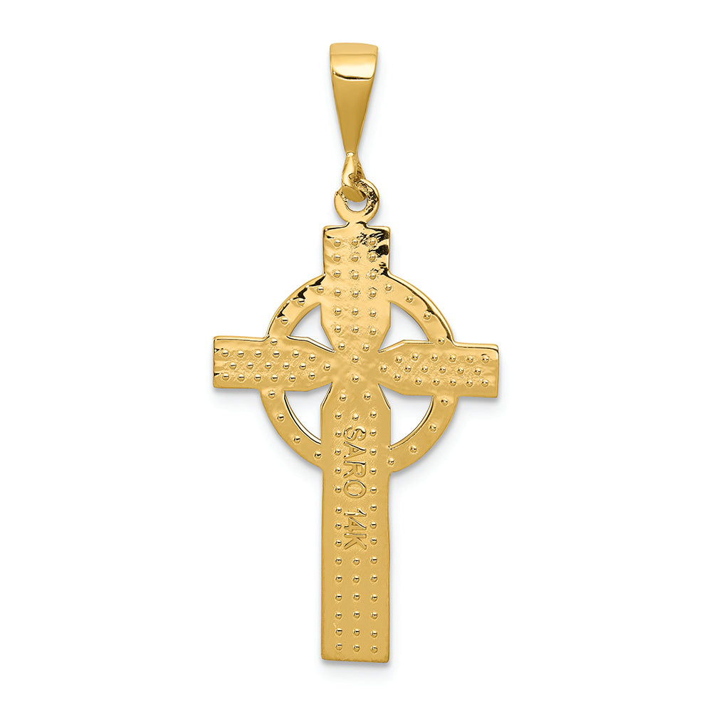 FJC Finejewelers 14k Yellow Gold Celtic Cross Charm