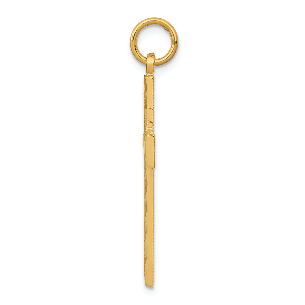 FJC Finejewelers 14k Yellow Gold Cross Charm