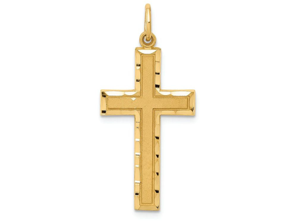 FJC Finejewelers 14k Yellow Gold Cross Charm
