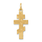 FJC Finejewelers 14k Yellow Gold Eastern Orthodox Cross Charm