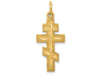 FJC Finejewelers 14k Yellow Gold Eastern Orthodox Cross Charm