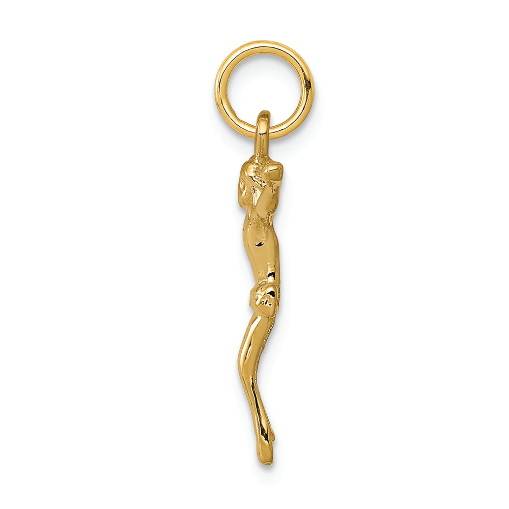 FJC Finejewelers 14k Yellow Gold Crucifix Charm