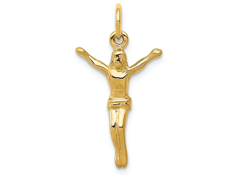 FJC Finejewelers 14k Yellow Gold Crucifix Charm