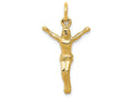 FJC Finejewelers 14k Yellow Gold Crucifix Charm