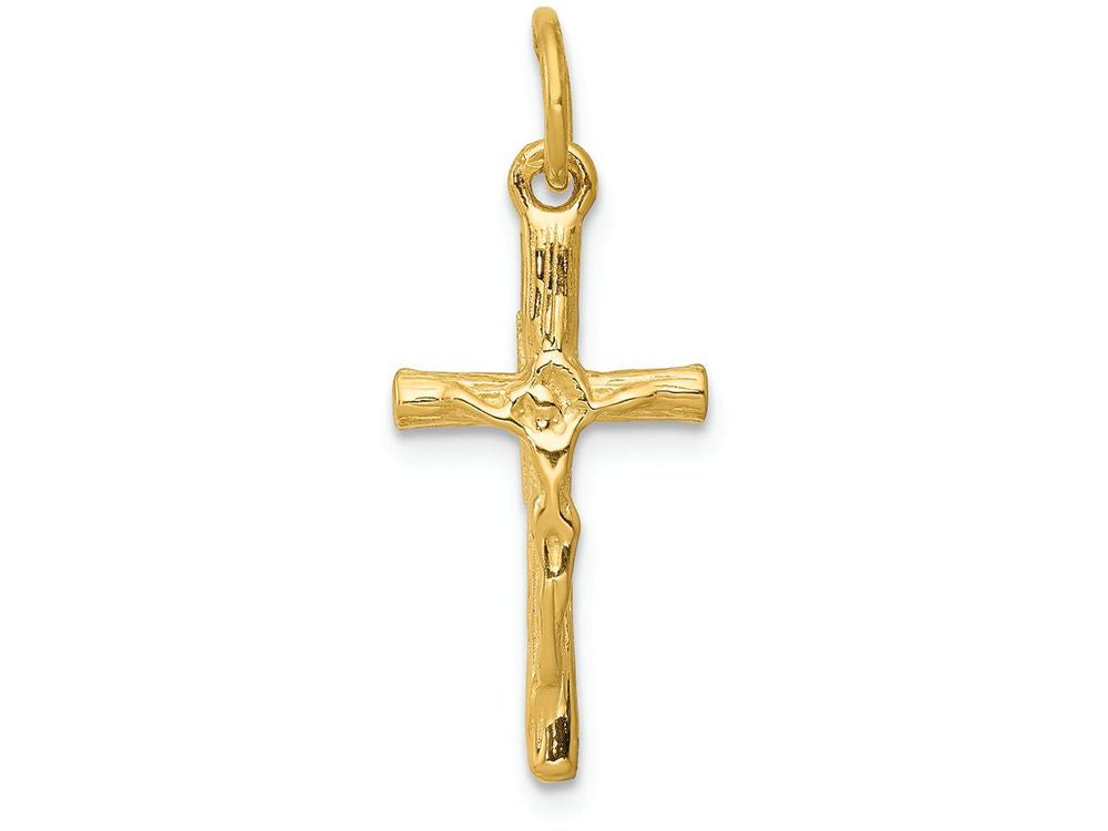 FJC Finejewelers 14k Yellow Gold Crucifix Charm