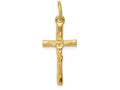 FJC Finejewelers 14k Yellow Gold Crucifix Charm