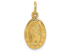 FJC Finejewelers 14k Yellow Gold Saint Christopher Medal Charm