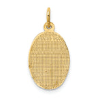FJC Finejewelers 14k Yellow Gold Saint Christopher Medal Charm