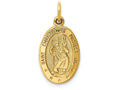 FJC Finejewelers 14k Yellow Gold Saint Christopher Medal Charm