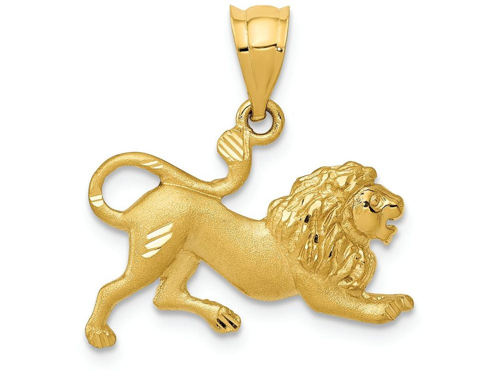 FJC Finejewelers 14k Yellow Gold Lion Charm