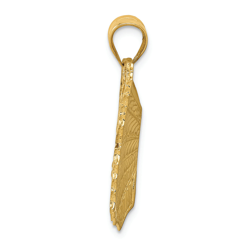 FJC Finejewelers 14k Yellow Gold Butterfly Charm