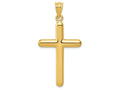 FJC Finejewelers 14k Yellow Gold Polished Cross Charm