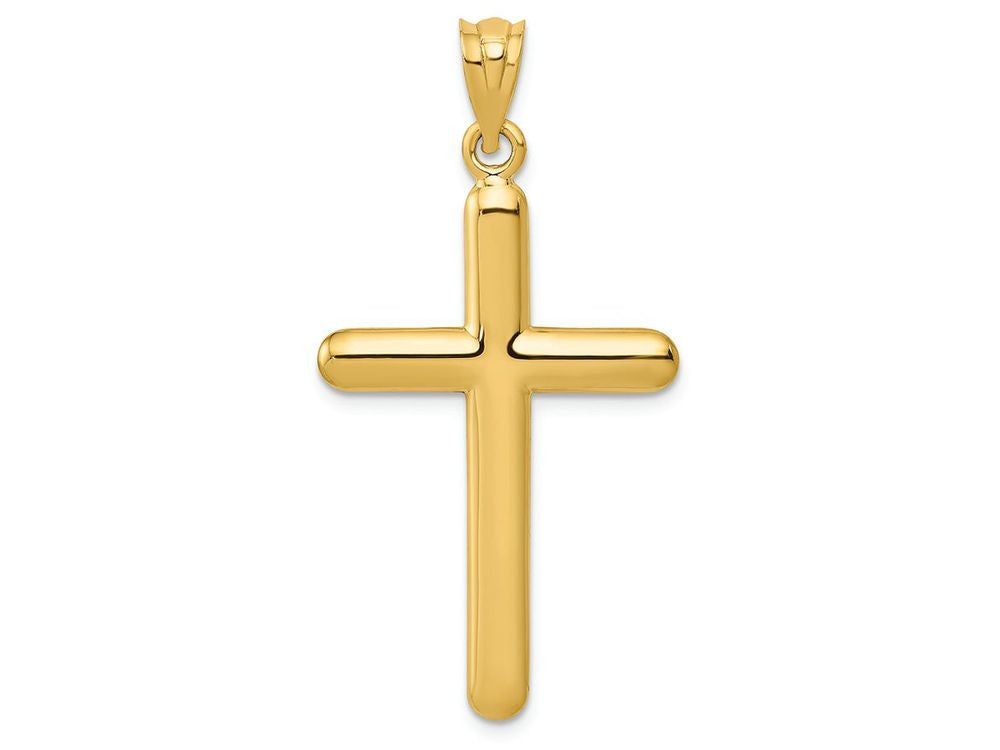 FJC Finejewelers 14k Yellow Gold Polished Cross Charm