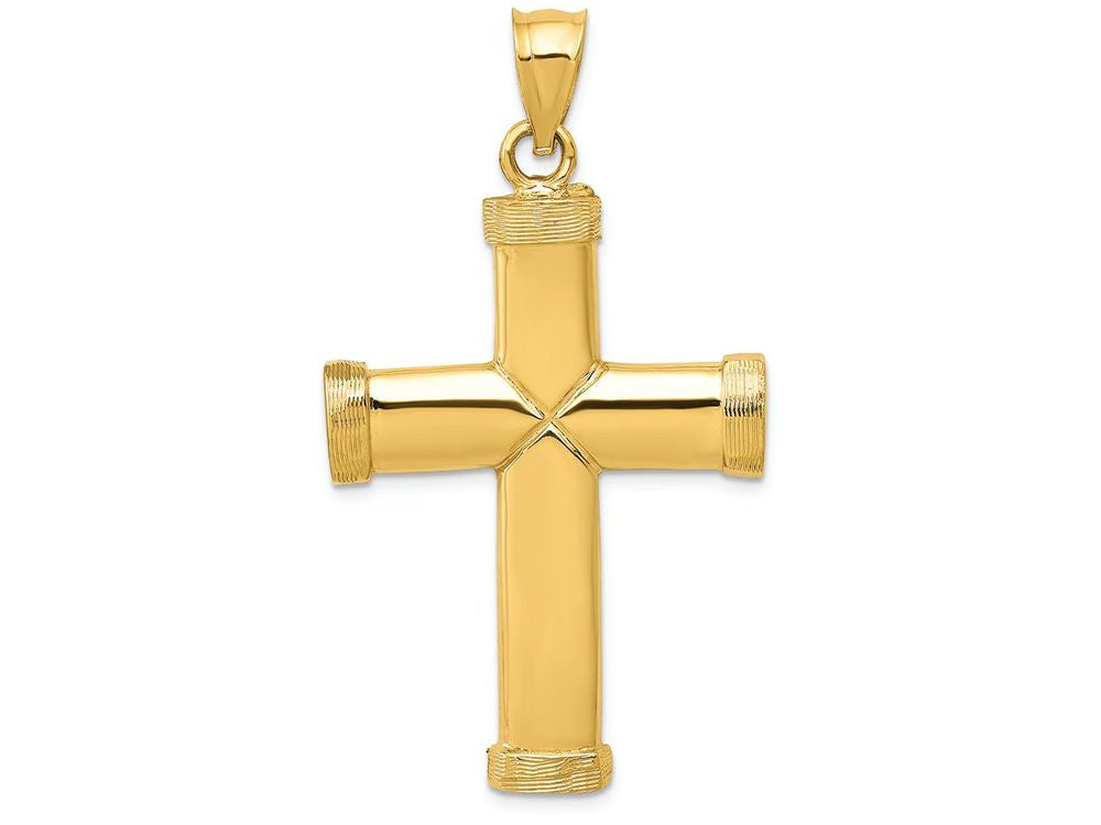 FJC Finejewelers 14k Yellow Gold Polished Latin Cross Charm