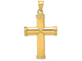 FJC Finejewelers 14k Yellow Gold Polished Latin Cross Charm